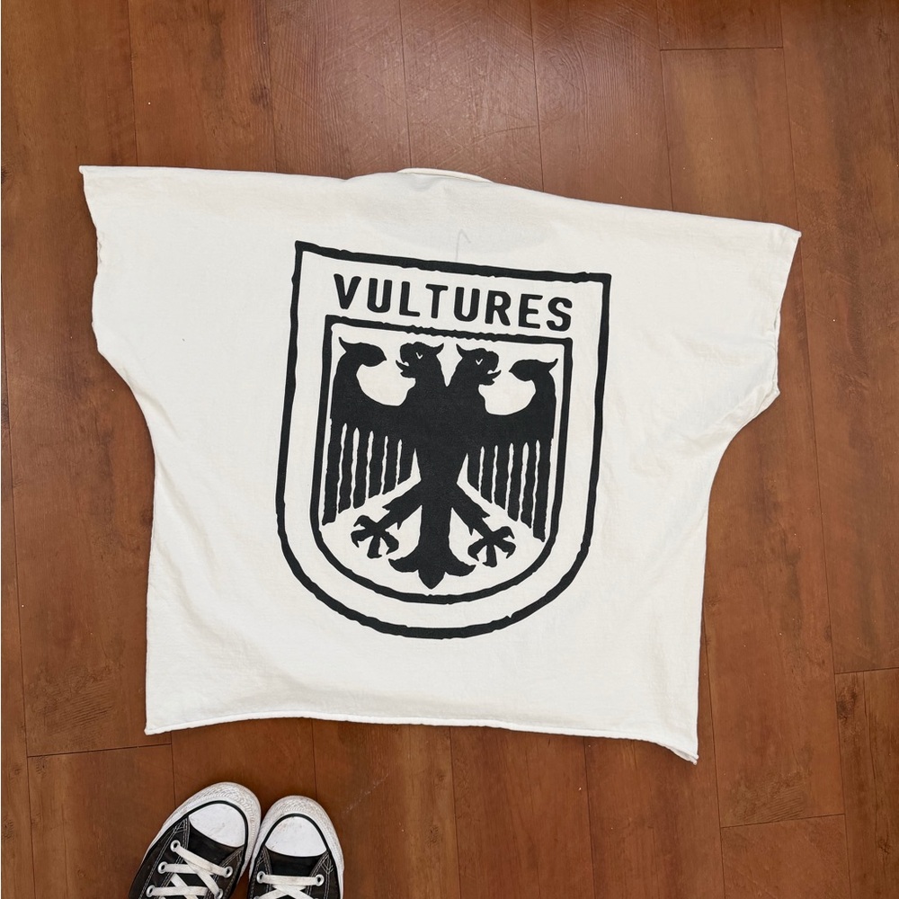 YZY Kanye West Vultures boxy fit Tee in White